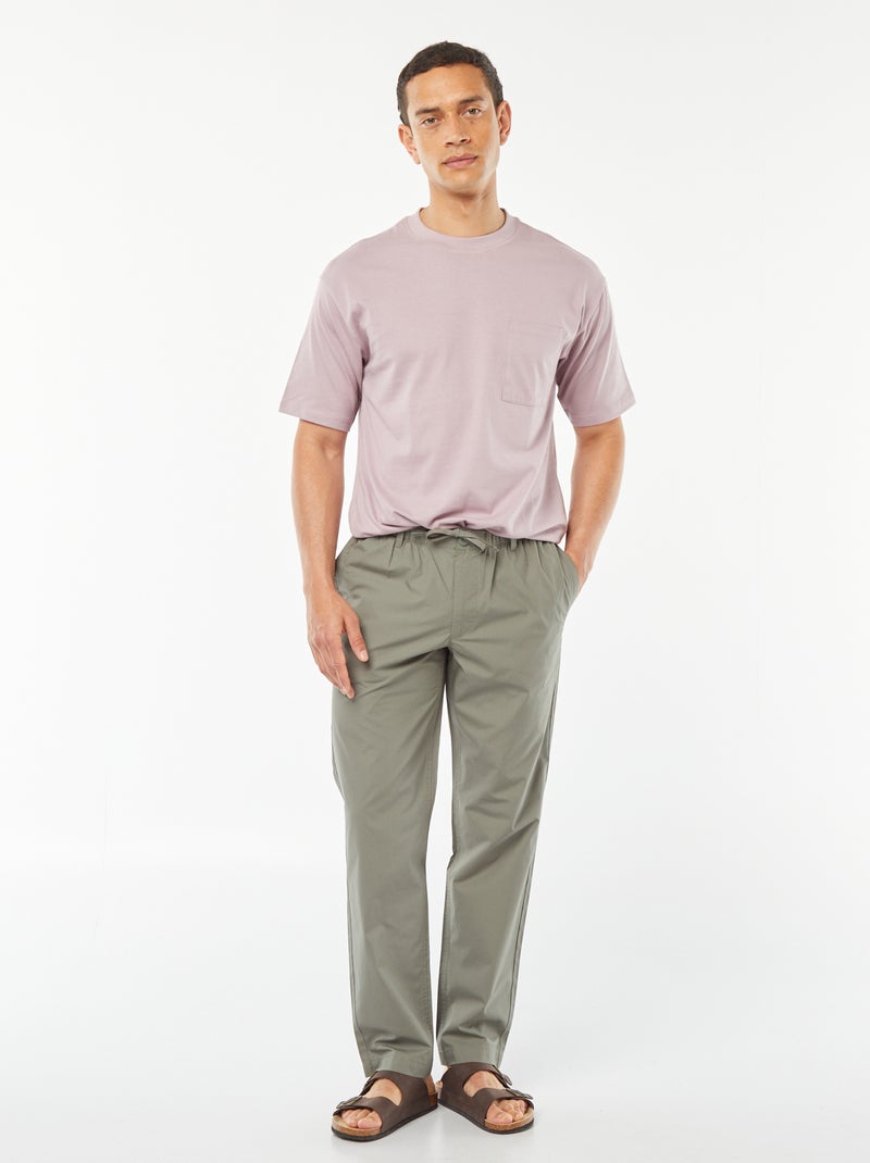 T-shirt lisa com bolso frontal VIOLETA - Kiabi