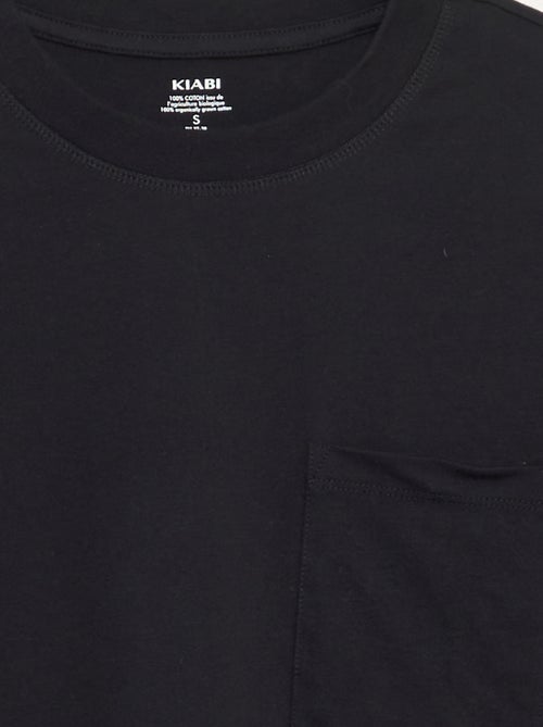 T-shirt lisa corte largo - Kiabi
