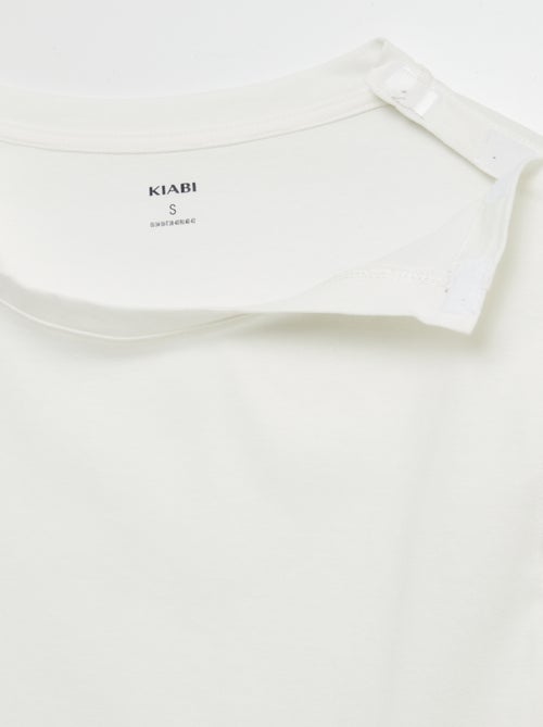 T-shirt lisa de algodão - So Easy - Kiabi