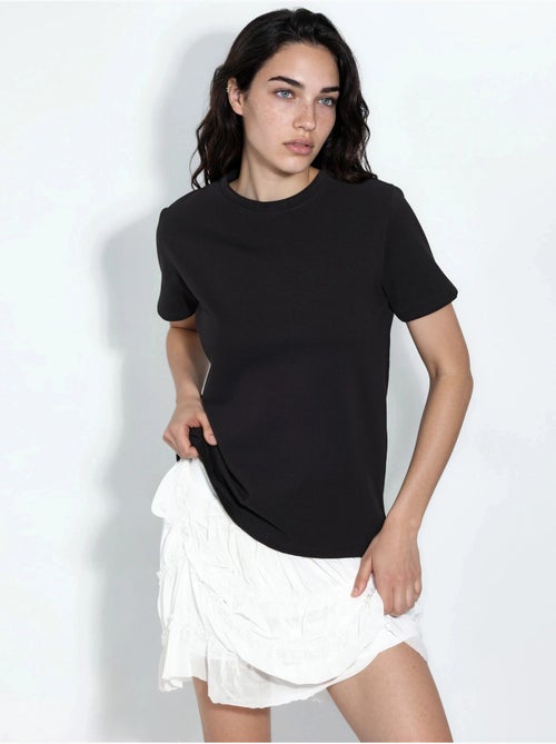 T-shirt lisa de gola redonda busem - Kiabi T-shirt lisa de gola redonda busem - Kiabi