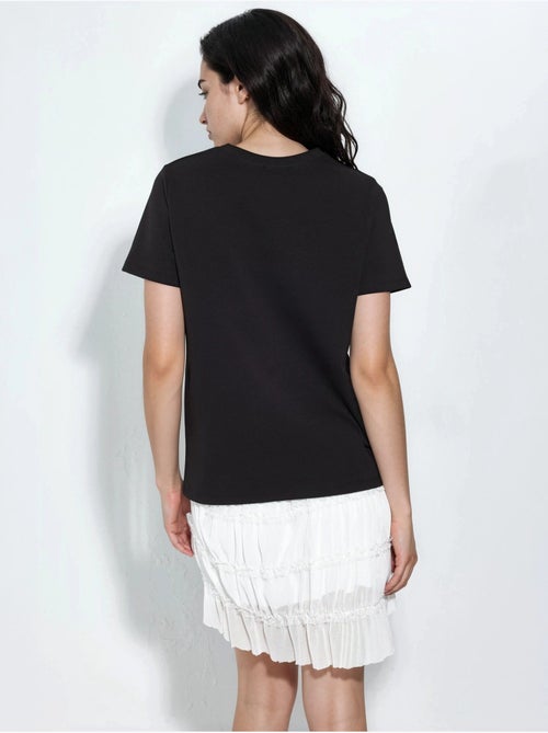 T-shirt lisa de gola redonda busem - Kiabi T-shirt lisa de gola redonda busem - Kiabi