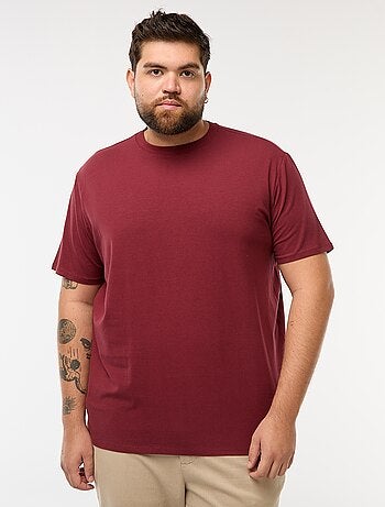 T-shirt lisa de manga curta