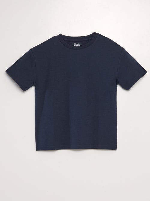 T-shirt lisa em malha jersey grossa - Tough Cotton¿ - Kiabi