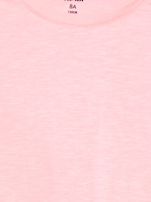 T-shirt lisa sem mangas - Kiabi