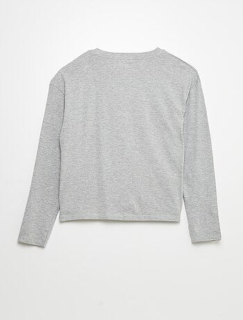 T-shirt liso - coleção fácil de vestir