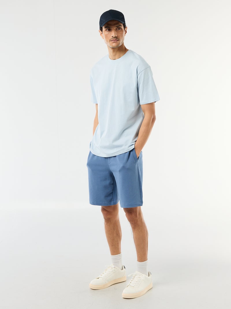 T-shirt liso confort fit / oversize Azul - Kiabi