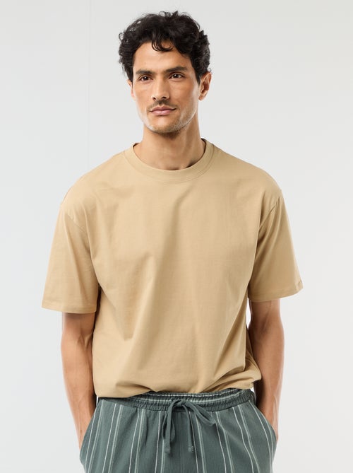 T-shirt liso confort fit / oversize - Kiabi