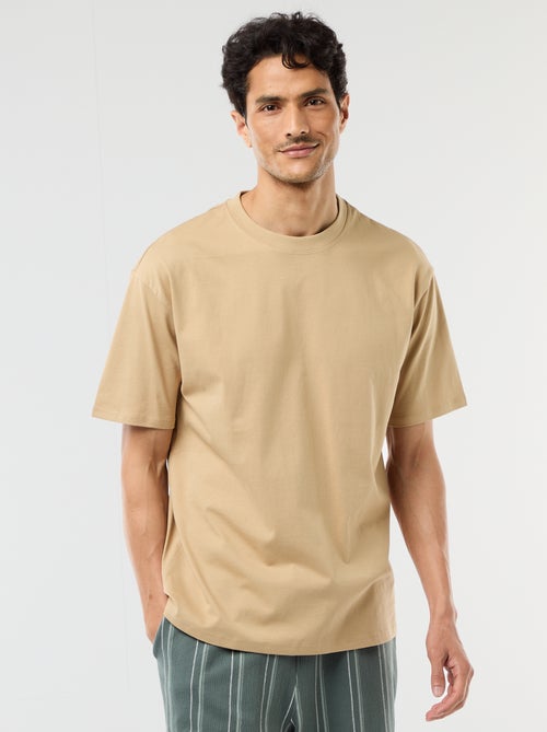 T-shirt liso confort fit / oversize - Kiabi