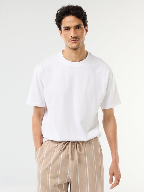 T-shirt liso confort fit / oversize - Kiabi