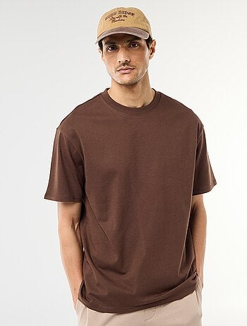 T-shirt liso confort fit / oversize