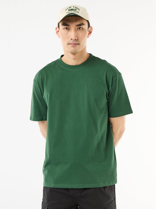 T-shirt liso confort fit / oversize - Kiabi