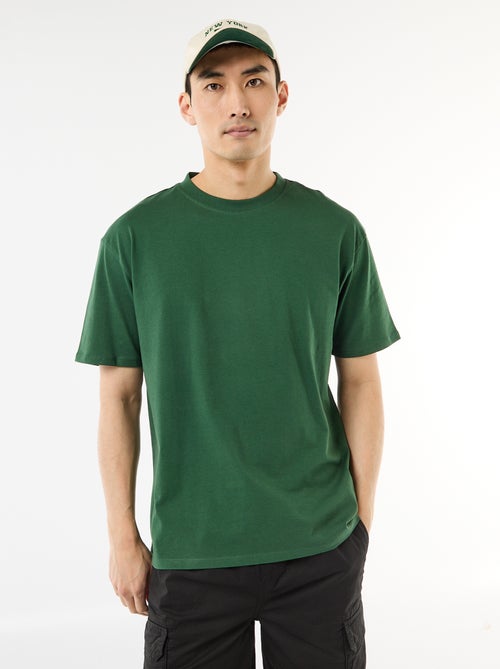 T-shirt liso confort fit / oversize - Kiabi