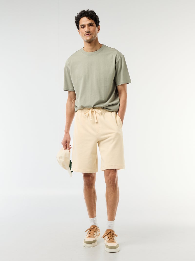 T-shirt liso confort fit / oversize Verde - Kiabi