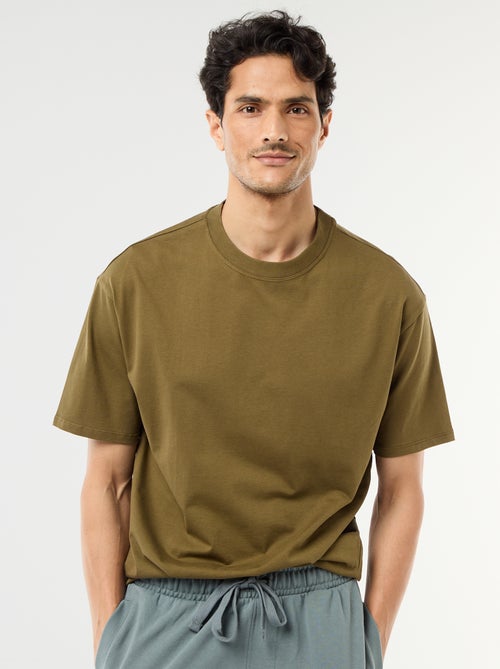 T-shirt liso confort fit / oversize - Kiabi