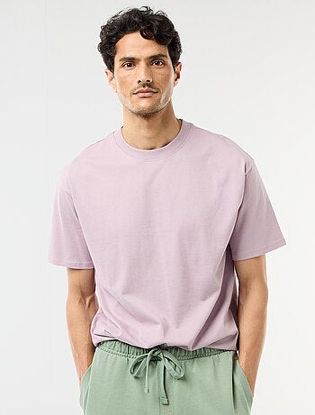 T-shirt liso confort fit / oversize