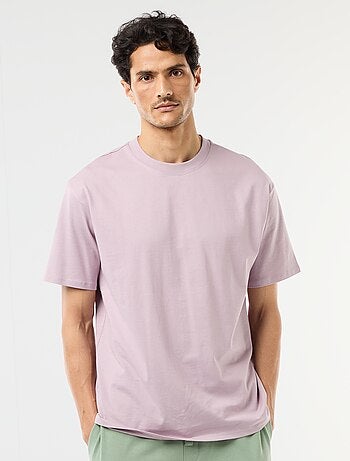 T-shirt liso confort fit / oversize