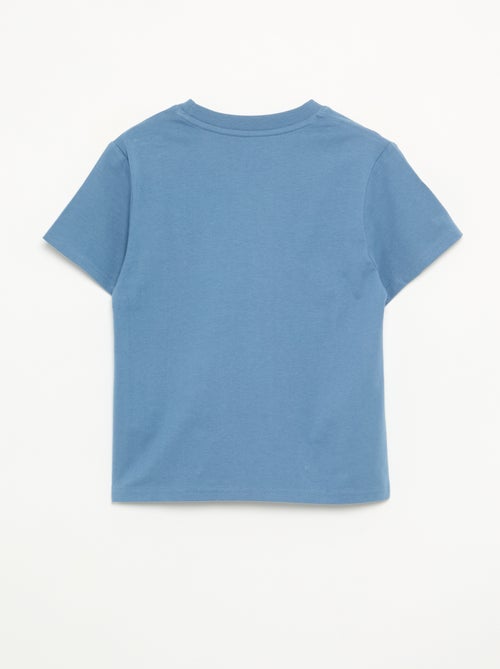 T-shirt liso de manga curta de criança - Kiabi - Kiabi