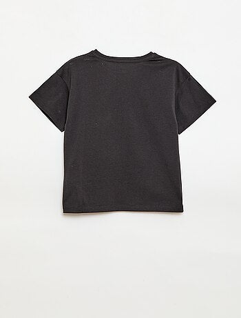 T-shirt 'Disney' 'Mickey' em algodão liso