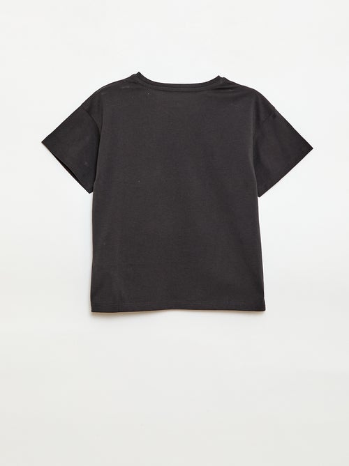 T-shirt liso \'Disney\' \'Minnie\' em algodão - Kiabi