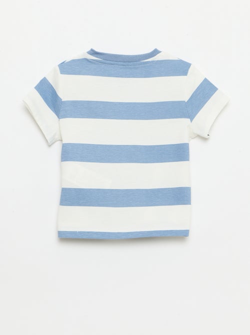 T-shirt liso em jersey de algodão - Kiabi T-shirt liso em jersey de algodão - Kiabi