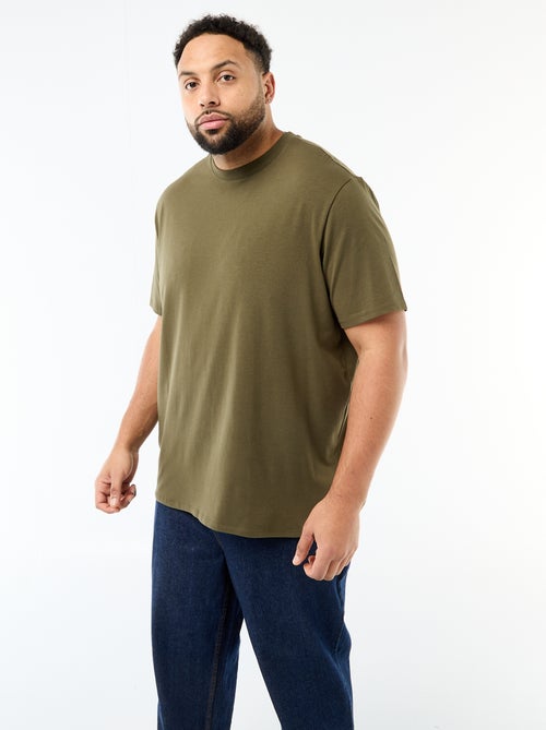 T-shirt liso regular fit - Kiabi