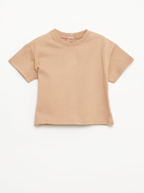 T-shirt liso sem mangas - Kiabi