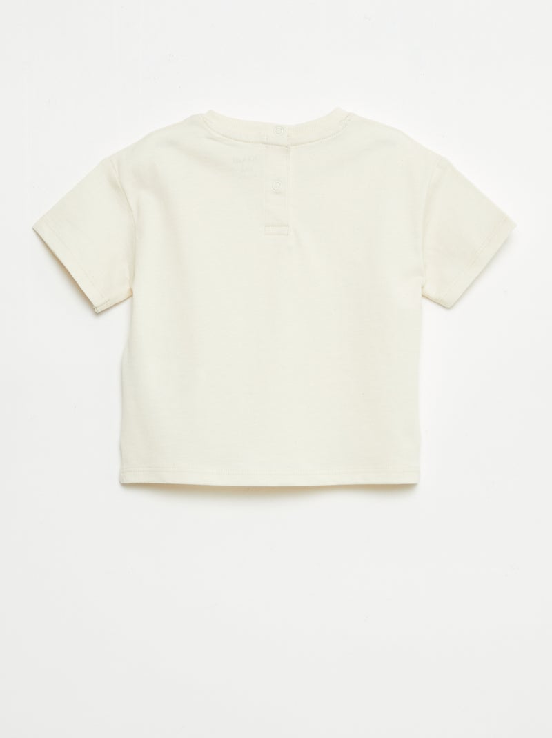 T-shirt liso sem mangas Cru - Kiabi
