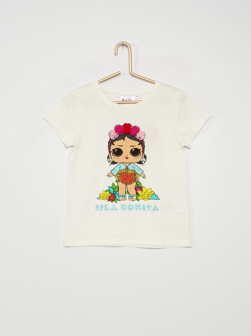 T-shirt 'L.O.L Surprise' Branco - Kiabi