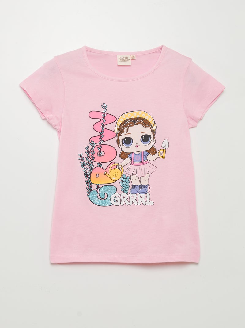 T-shirt 'LOL Surprise!' ROSA - Kiabi