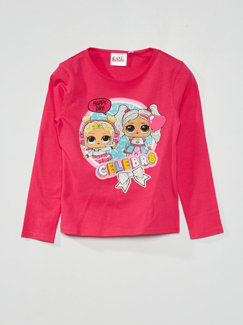 T-shirt 'LOL Surprise' Rosa - Kiabi