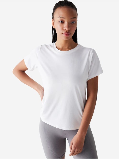 T-shirt loose com gola redonda quebrada penti - Kiabi T-shirt loose com gola redonda quebrada penti - Kiabi