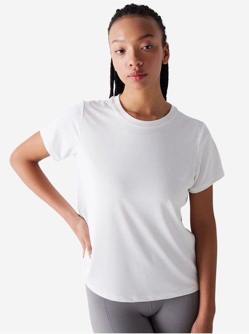 T-shirt loose com gola redonda quebrada penti - Kiabi T-shirt loose com gola redonda quebrada penti - Kiabi