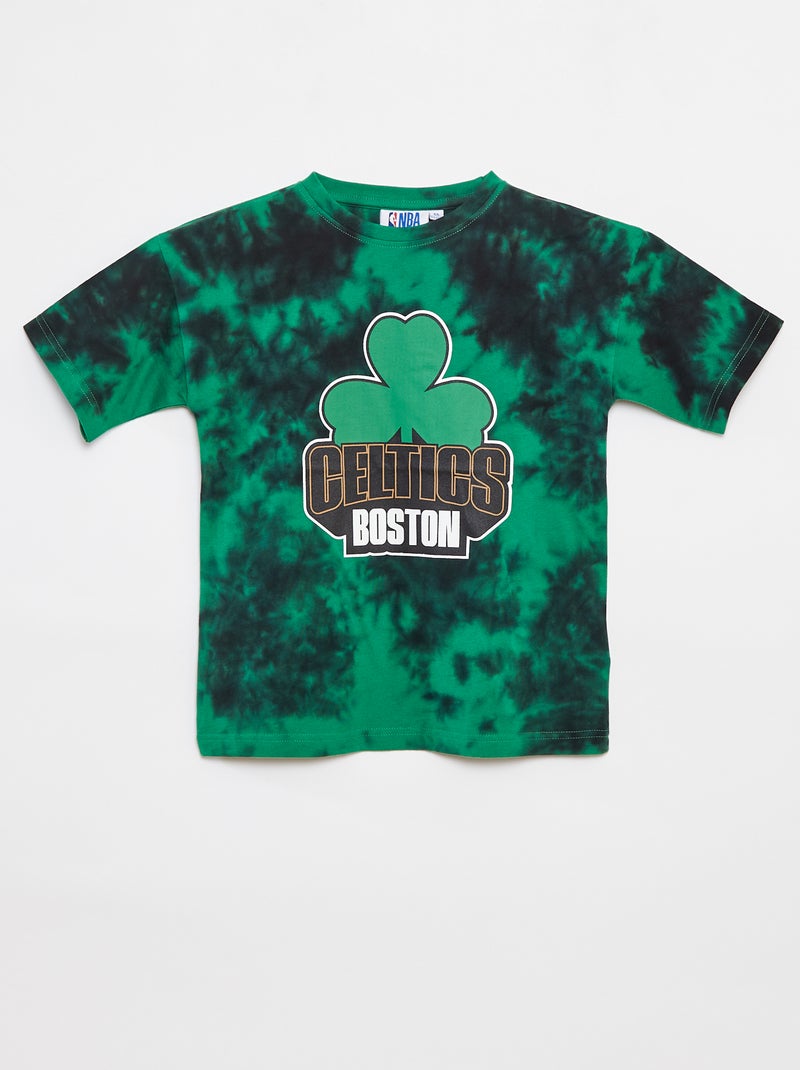 T-shirt loose de manga curta 'NBA' VERDE - Kiabi