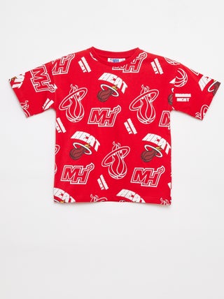 T-shirt loose de manga curta 'NBA'