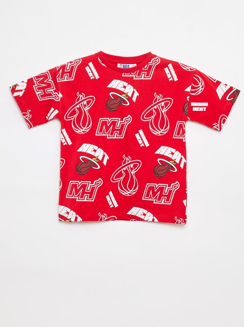 T-shirt loose de manga curta 'NBA' - Kiabi