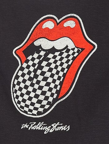 T-shirt loose de manga curta 'Rolling Stones'