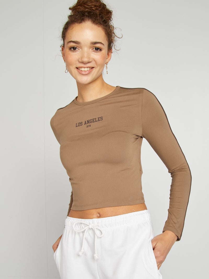 T-shirt 'Los Angeles' CINZA - Kiabi