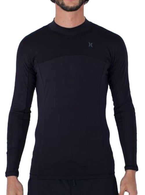 T-shirt lycra hurley channel crossing manga comprida preto para homem - Kiabi T-shirt lycra hurley channel crossing manga comprida preto para homem - Kiabi