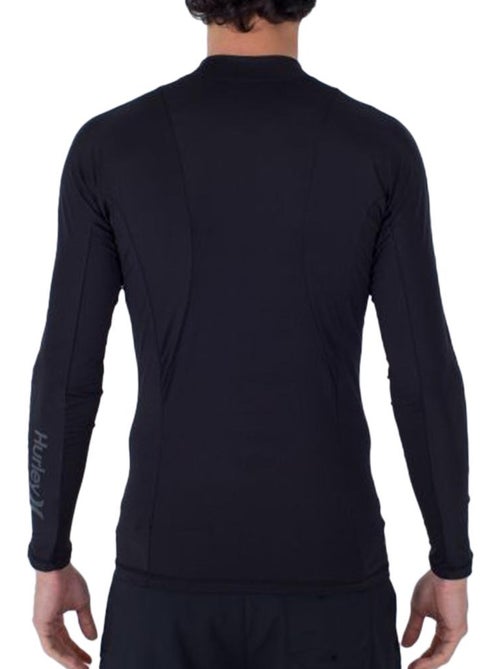 T-shirt lycra hurley channel crossing manga comprida preto para homem - Kiabi T-shirt lycra hurley channel crossing manga comprida preto para homem - Kiabi