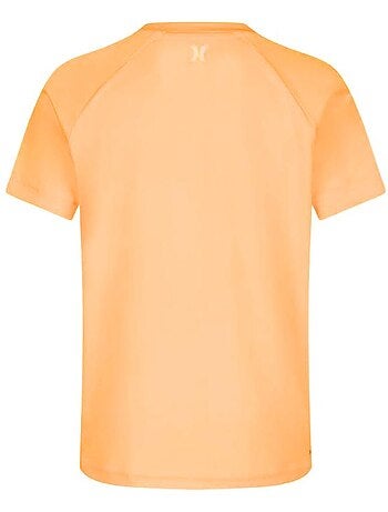 T-shirt lycra hurley ombre icon laranja para rapaz