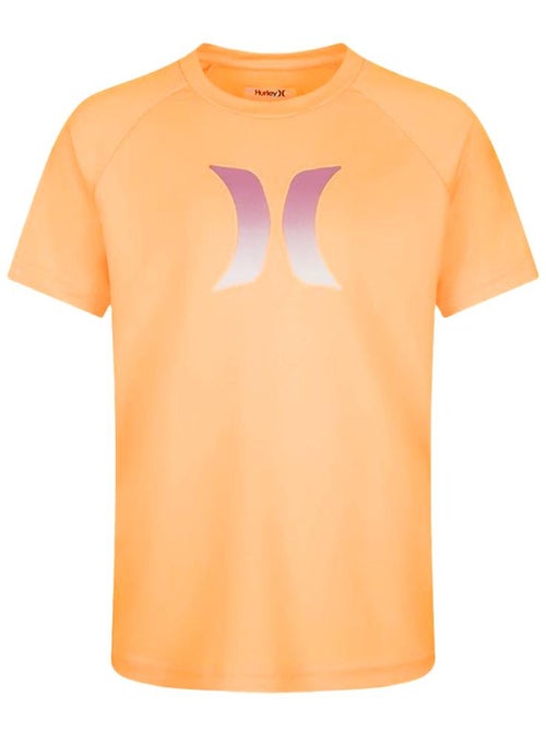 T-shirt lycra hurley ombre icon laranja para rapaz - Kiabi