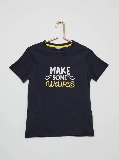 T-shirt 'Make some waves' - Kiabi
