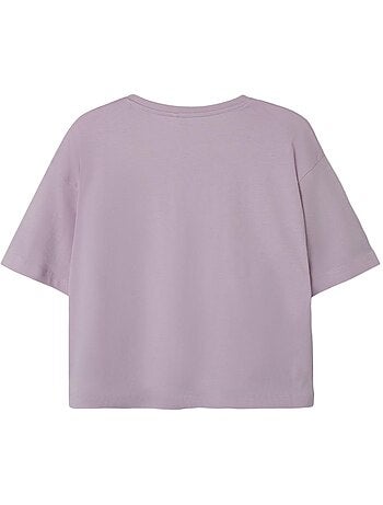 T-shirt malva para menina name it mlasso