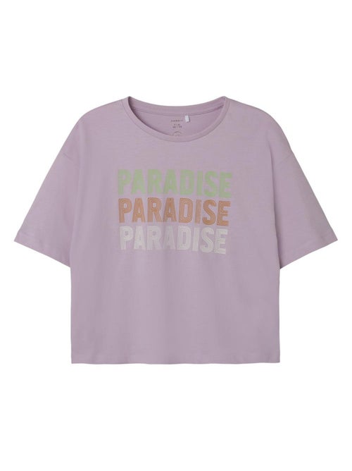 T-shirt Malva para Menina Name It Mlasso - Kiabi