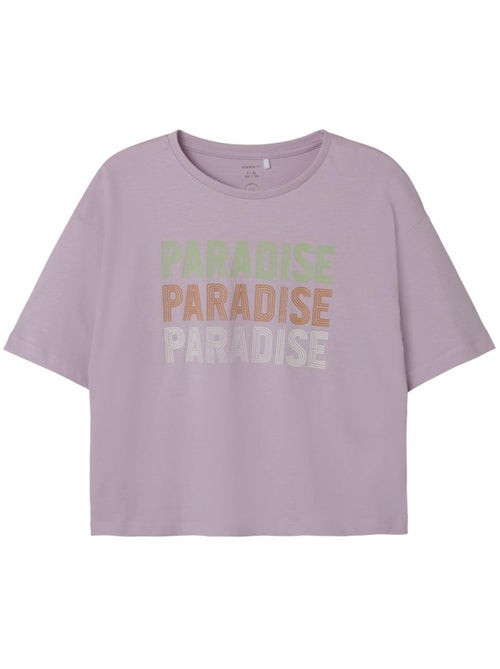 T-shirt Malva para Menina Name It Mlasso - Kiabi