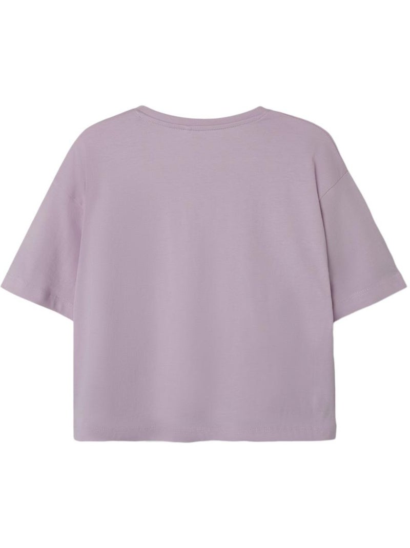 T-shirt Malva para Menina Name It Mlasso Roxo - Kiabi