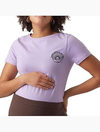 T-shirt Malva para Mulher Mamalicious Meryl