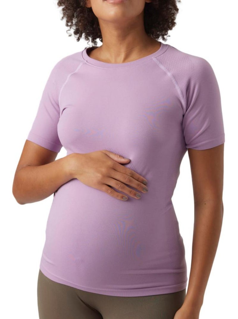 T-shirt Malva para Mulher Mamalicious Nala Roxo - Kiabi