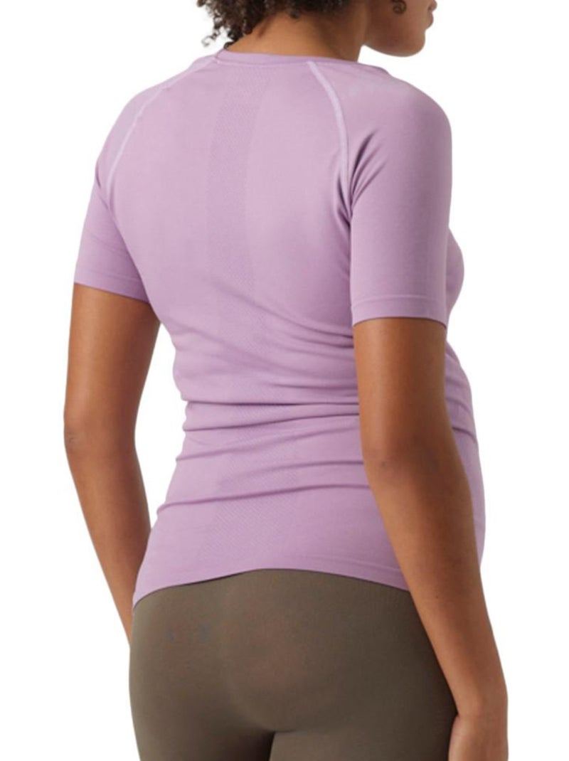 T-shirt Malva para Mulher Mamalicious Nala Roxo - Kiabi