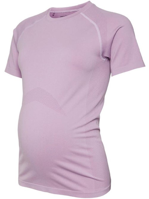 T-shirt Malva para Mulher Mamalicious Nala - Kiabi T-shirt Malva para Mulher Mamalicious Nala - Kiabi